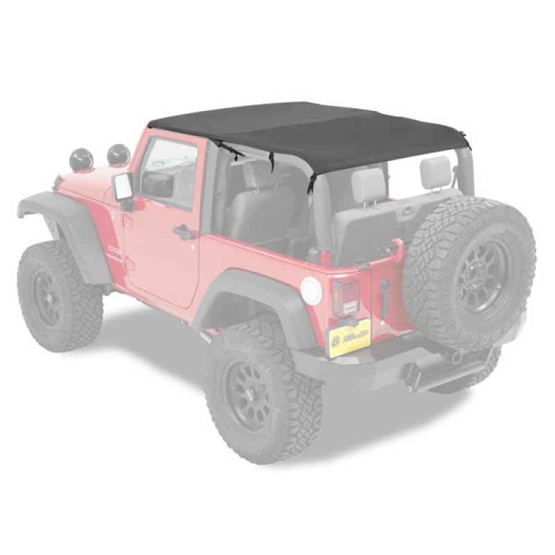 Bestop Cable Style Safari Bikini Top Kit Jeep Wrangler Jk Porte