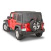 Porta biciclette Quadratec da Ruota di Scorta – Jeep Wrangler JK  (2007-2017) – American Wild Wheels