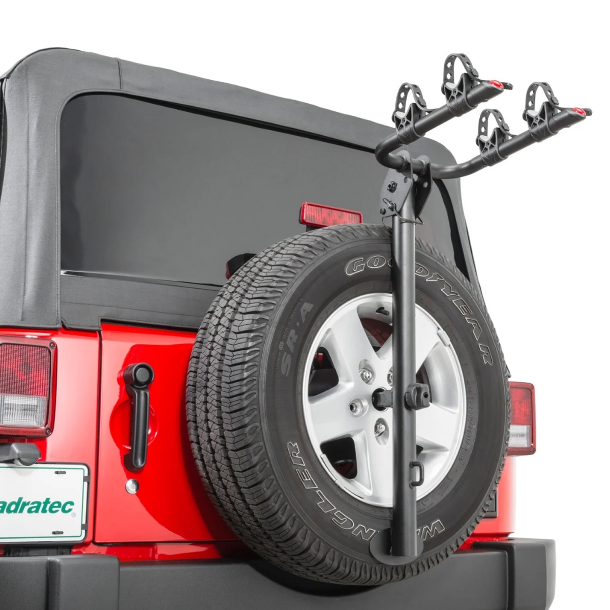 Porta biciclette Quadratec da Ruota di Scorta – Jeep Wrangler JK